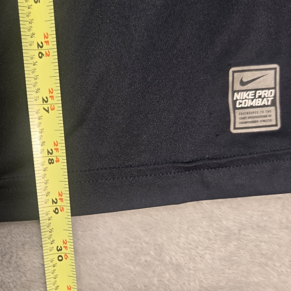 Nike Pro Combat Dri-FIT Fitted Sleeveless Compression Shirt Green Black Men 2XL - Picture 7 of 7